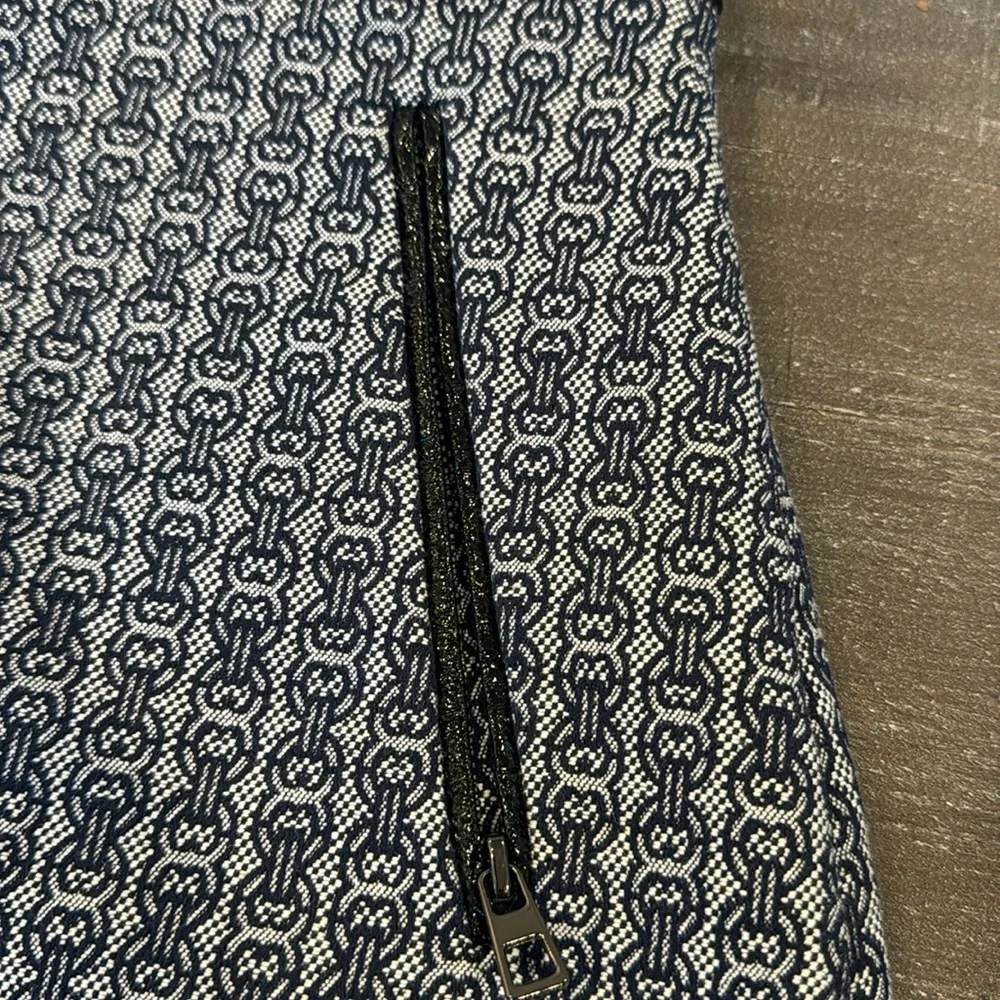 Tory Burch Chaumont Jacquard Chain Link Print Skirt Size 4